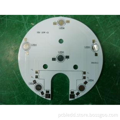 Rigid Single Side / Double Side Round LED PCB Circuit Board